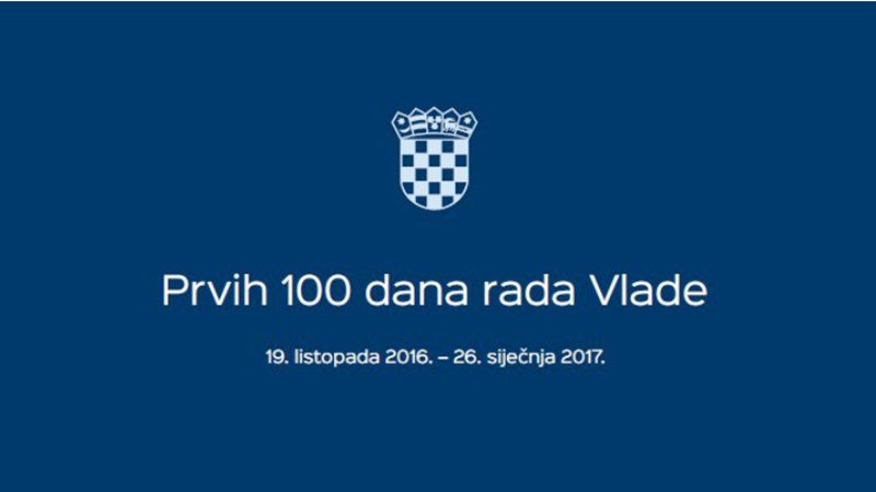 Prvih 100 dana rada Vlade Republike Hrvatske